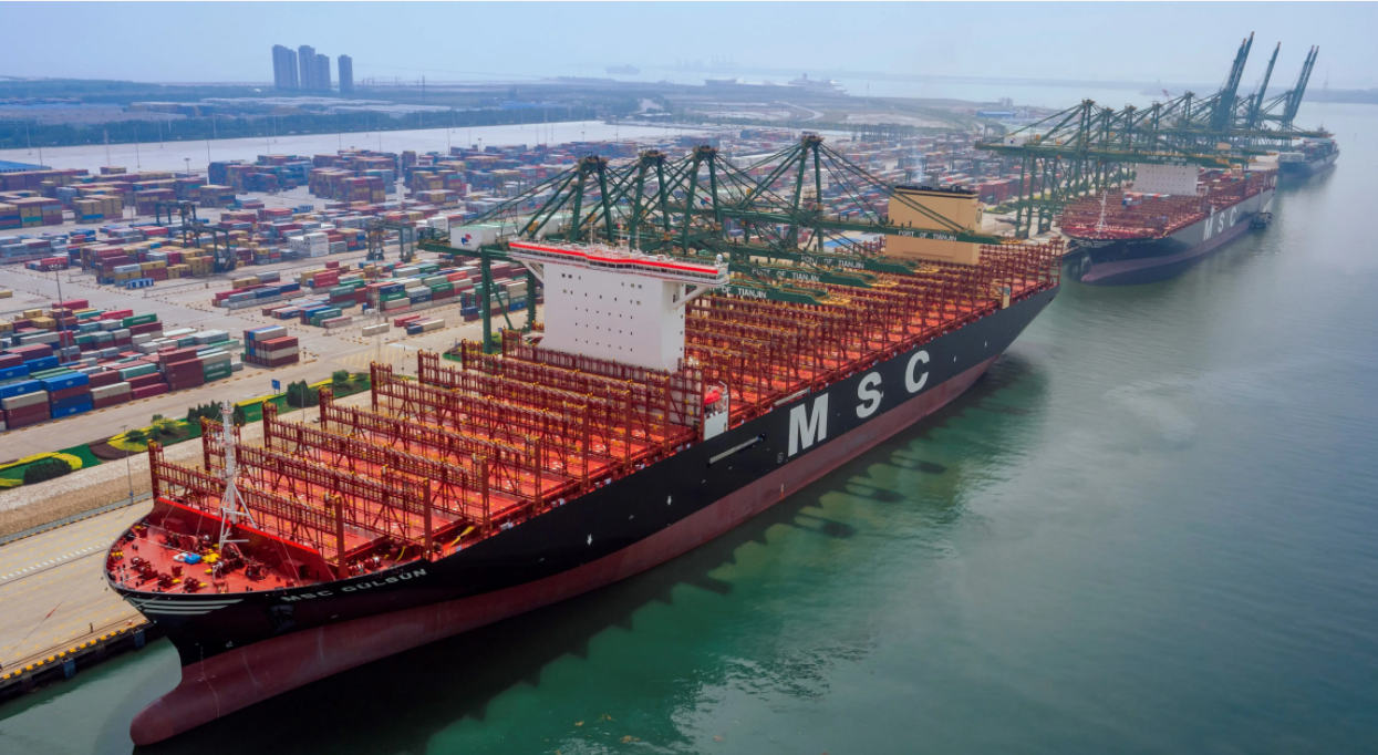 全球第一，，MSC船运公司运力即将突破500万TEU！